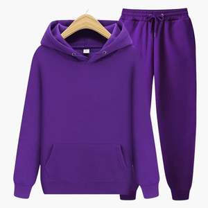 Nouveau femmes hiver à capuche survêtement décontracté haute qualité survêtements Logo personnalisé personnalisé léger 100% coton polaire pull - Product Image 1