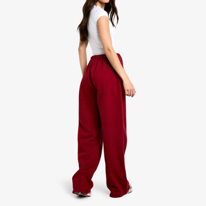 Pantalones Deportivos de Mujer de Color Sólido para Invierno, Cintura Alta con Cordón, Ecológicos, 100% Algodón, Diseño OEM, Oferta - Product Image 4