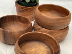 Tazón de Madera de Lujo Premium para Servir Frutas, Decoración para Centro de Mesa de Boda, Tazón Hecho a Mano para Comedor - Product Image 4