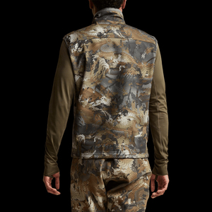 Veste matelassée sans manches isolée et chaude pour hommes, personnalisée par OEM, gilets de chasse compressibles et légers de camouflage pour l'extérieur - Product Image 4
