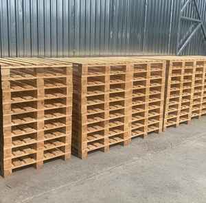 Palette en bois robuste ISPM 15 traitée thermiquement pour l'exportation, destinée à la logistique et à l'entreposage - Product Image 2