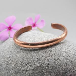 Bracelet traditionnel en cuivre gravé pour hommes femmes arthrite soulagement des douleurs articulaires thérapie magnétique cadeau de bien-être de l'Inde - Product Image 1