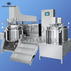 Cosmetische Machines Cream Fabricage Apparatuur Gezicht Bodylotion Maker Maken Mixer Vacuüm Homogene Emulgator Machine