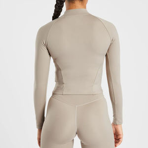 Soutien-gorge de sport à impact élevé pour femmes, dos ouvert, creux, nouveau vêtement de sport pour la salle de sport, la course à pied, antichoc ; Ensemble de sport uni grande taille - Product Image 4