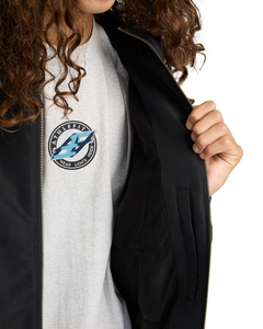 OEM personalizado de alta calidad chaquetas de bombardero caliente Sudadera con capucha de cuello alto impreso bordado sólido liso teñido técnicas precio razonable - Product Image 3