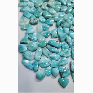205ชิ้นของ Larimar ธรรมชาติ13มม. ถึง23มม. รูปไข่ลูกแพร์แฟนซี Cabochon 2150 CTS Lot คุณภาพการขายเครื่องประดับอัญมณีหลวมเรา $276 - Product Image 3