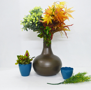 Meilleur vase en forme de pichet de couleur antique, revêtement en poudre, vase à fleurs de couleur antique, vase de style luxueux pour la maison de luxe - Product Image 4