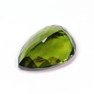 Hermosa forma de gota de lágrima 100% Natural tallado pera corte suelto genuino calibrado verde moldavita piedra preciosa para la venta a granel - Product Image 4