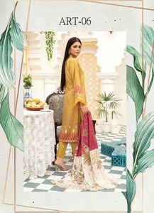 Inde et Pakistan Dames Hiver Viscose Tissu Salwar Kameez Qualité Exportation Vêtements Robes Confortables - Product Image 4