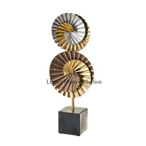 Increíble diseño decoración del hogar escultura multicolor brillante pulido con Color negro forma cuadrada Base diseñador aspecto elegante acento - Product Image 1