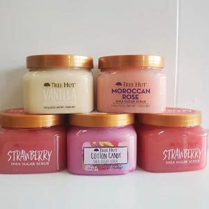 Exfoliante de Sal Orgánico de Árbol de Té y Karité con Vitamina C y E, Fragancia Fresca para Todo Tipo de Piel - Cotton Candy Coco Colada Tropic Glow - Product Image 2