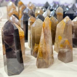 Guérisseur doré noir tours technique polie - Product Image 3