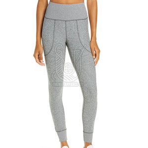 En stock Leggings décontractés pour femmes de haute qualité 100% coton respirant à séchage rapide taille mi-haute design unique fabriqué au Pakistan - Product Image 2