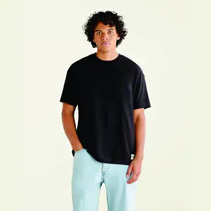 कारखाने कस्टम पुरुषों की टी शर्ट में आराम से फिट सुशिमा कपास पिमा कपास टी शर्ट अधिक आकार की टी-शर्ट