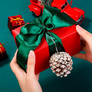 Set di 24 Mini Palline di Natale in PVC Oro e Argento Personalizzabili, Eleganti Decorazioni per la Casa con Confezione Regalo - Product Image 5