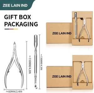 Ciseaux à cuticules professionnels outils de manucure de Salon manucure en acier inoxydable lame de soin des ongles tranchante pour hommes et femmes manucure - Product Image 6