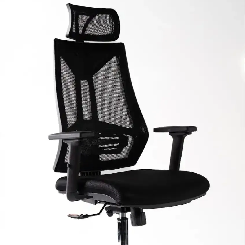 Cadeira ergonômica para escritório executivo, design confortável e funcional para uso no local de trabalho