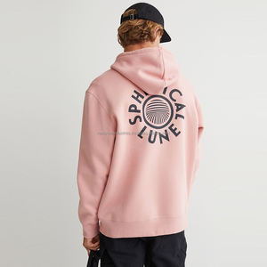 Sudadera con capucha de gran tamaño unisex, sudaderas con capucha de color lavado, venta al por mayor, sudaderas con capucha personalizadas para hombre mezcladas de algodón básicas de gran tamaño vintage en blanco - Product Image 4
