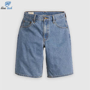 <b>Women</b> High Waist Breathable Washed <b>Denim</b> <b>Shorts</b> <b>Stretch</b> Casual Summer Custom Logo & Design Print Factory Price - Product Image 2