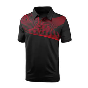 Polos de poliéster de diseño personalizado superventas transpirables para hombre sublimación - Product Image 1