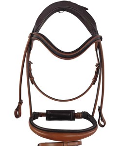 Style de selle de licou de cheval en cuir de conception de bride occidentale avec l'exportateur indien de qualité cousant l'équipement populaire de cheval - Product Image 1