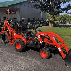 Tractor de Ruedas Kioti CS2510 de 2017 con Motor de 25HP, Usado, con Retroexcavadora y Cargador Frontal, Origen Estadounidense - Product Image 1