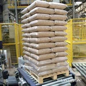 Pellets de madera de biomasa ENplus Premium de 6mm de densidad DIN + PLUS A1/A2 Patrón de barra policombustible industrial certificado 10% Humedad - Product Image 2