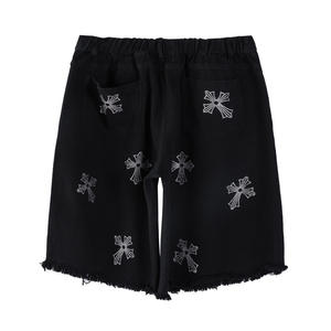 กางเกงขาสั้นซับลิเมชั่นคุณภาพสูงสำหรับผู้ชาย โพลีเอสเตอร์ 100% พิมพ์ลายดิจิทัล โลโก้สั่งทำได้ แห้งเร็ว ระบายอากาศดี สไตล์เรียบง่าย เหมาะสำหรับออกกำลังกายและวิ่ง - Product Image 5