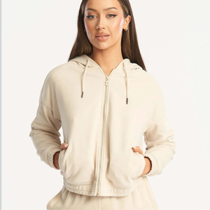 Haute qualité femmes élégant à manches longues sweats vente chaude hiver chaud surdimensionné capuche avant Logo en gros femmes sweats à capuche - Product Image 6