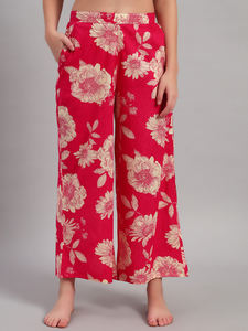 ชุดคุर्ติผ้าฝ้ายพรีเมียมลายดอกไม้พร้อมกางเกงปาลาซโซสำหรับผู้หญิง |   ฤดูร้อน |   ปกเสื้อจีน |   ปุ่ม |   การออกแบบแบบมีรอยแยก |   ผ้าที่ระบายอากาศได้ดี | - Product Image 4