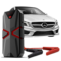 Démarreur de Voiture 12V et Batterie Externe 10000mAh 800A 1500A de Pointe, Booster de Batterie Portable avec Compresseur d'Air pour Camion, Moto, Voiture