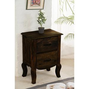 Table de chevet en bois massif Tania Grand avec rangement pour ensembles de meubles de chambre à coucher - Product Image 5