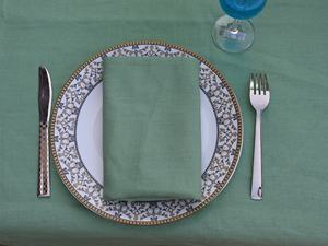 <b>Sage</b> <b>Green</b> Custom Reusable Cotton Napkins Washable Kitchen Table Decor Cloth Fabric for Restaurant <b>Tea</b> <b>Towel</b> - Product Image 3