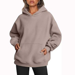 Breathable High Quality Street Wear 360g Regular Hoodies for Women Loose 100% Cotton Pullover Long Sleeve Women's Hoodies 2025 - Product Image 5