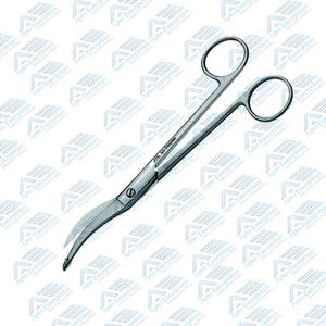 Tijeras de episiotomía Waldmann, fuente de alimentación Manual de acero inoxidable y diseño de alta calidad, instrumento quirúrgico de acero inoxidable - Product Image 3