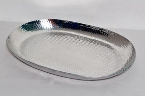 Vaisselle de table pour hôtel, grand plateau pour aliments, plateau de restauration rapide de forme ronde et fait à la main, plateau pour thé et café, meilleure vente - Product Image 4