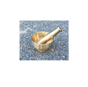 Mortero y caballete de latón de alta calidad, nuevo diseño, artilugios de cocina, mortero de latón - Product Image 4