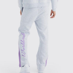 Vente en gros 100% coton Ensemble de survêtements de jogging pour hommes Logo personnalisé en détresse grande taille Pull à capuche Imprimé Applique Broderie - Product Image 5