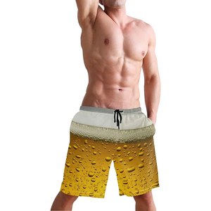 Shorts cargo d'été pour homme de marque personnalisée, décontractés, taille élastique, deux poches, coupe régulière, spandex/polyester, motif uni, service OEM - Product Image 6