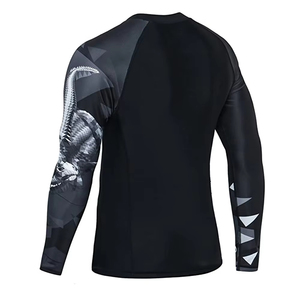 <b>Men's</b> Fitness Custom Sublimated Printed Rashguard <b>Compression</b> MMA Training Wear for Adults - Product Image 3