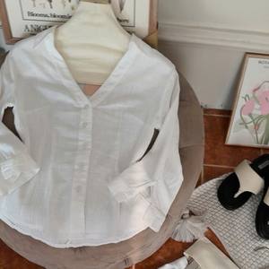 High Quality OEM ODM <b>White</b> V-Neck Shirt & Skort Set Wholesale <b>for</b> <b>Women</b> - Product Image 6