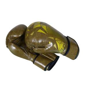 Guantes de entrenamiento de partido profesional acolchados a prueba de viento, guantes de boxeo de entrenamiento de cuero PU transpirables - Product Image 4