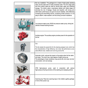 Barredora de Aspiración Automática y Manual Faw JK6 4X2 con Combustible Diésel, Estándar de Emisiones Euro 5, Nueva Condición, Exw China - Product Image 6