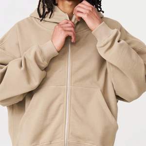 Sweat à capuche unisexe surdimensionné et lourd à fermeture éclair intégrale-Confortable, doux et idéal pour les tenues décontractées, les activités de plein air et la détente - Product Image 6