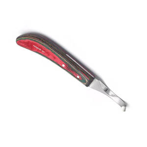 Couteau à sabots en acier inoxydable J2 de qualité supérieure, lame tranchante, bord lisse, coupe précise, manche antidérapant multicolore, réutilisable - Product Image 3