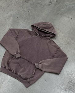 Sweat-shirts à capuche zippés pour hommes, en polyester tricoté japonais épais et imperméable, à manches longues, couleur unie, collection automne 2026, sur mesure - Product Image 2