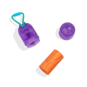 Distributeur de sacs à déjections canines H3D 2.0 écologique et luxueux, portable et durable, en plastique et silicone, pour chiens et chats - Product Image 2