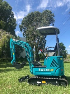 Mini-excavatrice sur chenilles Sunward SW60UF de 3,5 tonnes, excavatrice compacte pour travaux de construction et agricoles, SWE18UF, godet de 0,12 m³ - Product Image 1