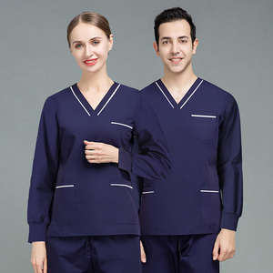 Uniformes de gommage médicaux Offre Spéciale ensembles d'uniformes d'infirmière de gommage pour hommes pour l'hôpital respirant et séchage rapide Service Oem sur mesure - Product Image 3