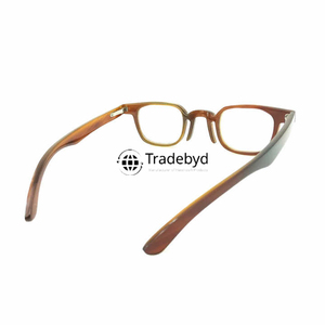 Horn <b>Eyeglasses</b> Unisex Handcrafted Striped Natural <b>Frames</b> Premium Quality for Youth Professional Look Tradebyd - Product Image 3